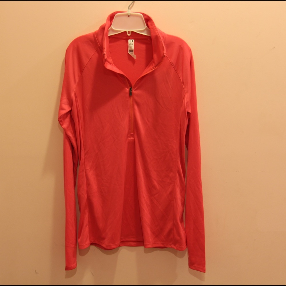 Under Armour Pink Half Zip Size: XS Tag On